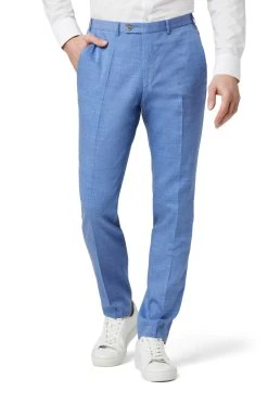 Abito Digel Slim Fit Azzurro Sfoderato In Misto Lino -Meyer Shop 0 bad46258 1280