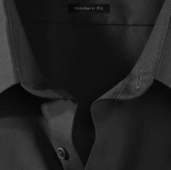 Camicia Nera Olymp Cotone Facile Stiro Organico Modern Fit -Meyer Shop 0 bd64da2e 706