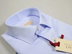 Regent By Pancaldi Camicia Classica Celeste Pancaldi Regular Fit Collo Italiano