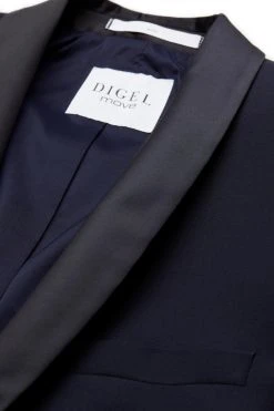 DIGEL Move Extra Slim Fit Abito Smoking Blu Digel Extra Slim Fit Lana Bi-stretch -Meyer Shop 0 c9ced90a 1280