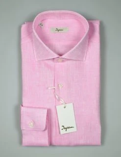 Camicia Ingram Rosa In Puro Lino Slim Fit -Meyer Shop 0 ca8ff65a 1200