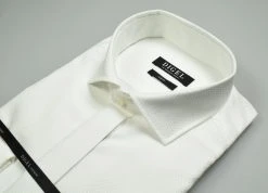 DIGEL MOVE Camicia Elegante Ecru Digel Con Polso Doppio Per Gemelli Slim Fit -Meyer Shop 0 ccca18d0 1600