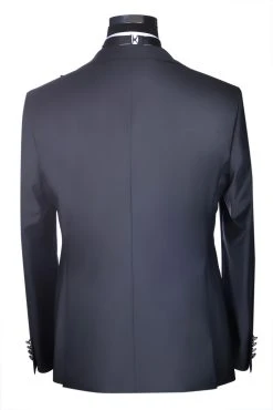 Baggi Men Smoking Con Petto A Lancia Nero Baggi Slim Fit Con Gilet E Plastron -Meyer Shop 0 ce928fa1 1700