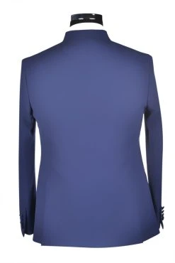 Baggi Men Abito Alla Coreana Da Sposo Blu Marine Baggi Cerimonia -Meyer Shop 0 ce9bceb5 1700