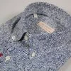 Regent By Pancaldi Camicia Button Down Con Taschino A Pois Irregolari