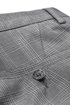 DIGEL MOVE Pantalone Grigio A Quadri Digel Extra Slim Fit