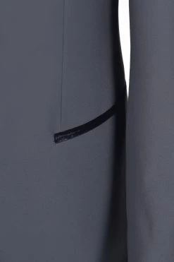 Baggi Men Smoking Nero Baggi Slim Fit Con Petto A Scialle In Velluto