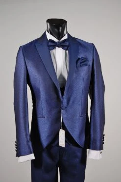 Smoking Bluette Musani Milano Cerimonia Slim Fit -Meyer Shop 0 d20d3f76 1200