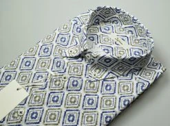 Camicia Ingram Cotone E Lino Regular Fit -Meyer Shop 0 d4cf8b05 1600