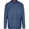 PURE SHIRT Camicia In Jeans Slim Fit Pure Collo Alla Francese