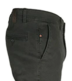 Pantalone Modern Fit Blu Sea Barrier Cotone Stretch Operato