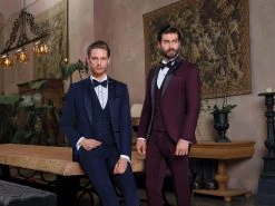 Baggi Men Smoking Bordeaux Baggi Completo Di Panciotto E Papillon -Meyer Shop 0 d8c73d9f 984