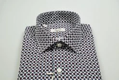 Camicia Ingram Slim Fit Fantasia Geometrica Stampata Puro Cotone -Meyer Shop 0 dab6764f 1600