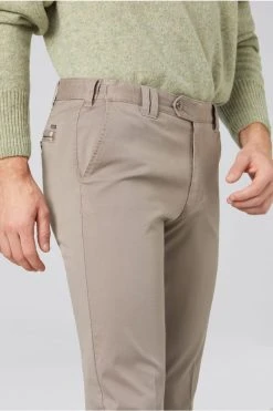 Pantalone Tortora Meyer In Cotone Fairtrade Modern Fit