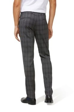 DIGEL MOVE Pantalone Extra Slim Fit Digel Lana Stretch Grigio A Quadri -Meyer Shop 0 db9f897a 1700