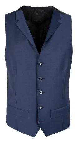 Abito Bluette Slim Fit Con Gilet Roy Robson Lana Stretch -Meyer Shop 0 dbc976bc 1024