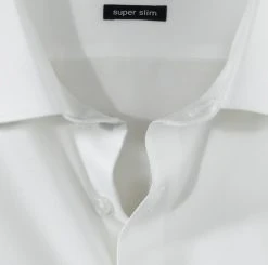 OLYMP N. 6 Camicia écru Super Slim Fit Olymp Cotone Twill Stretch -Meyer Shop 0 dc05a67a 706