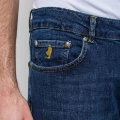 Jeans Mcs Blu Denim Cotone Stretch Stone Washed -Meyer Shop 0 dda4ab2e 1700