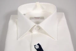 Camicia Ingram Bianca No Stiro Cotone Operato Vestibilità Regolare -Meyer Shop 0 e091bac8 1600