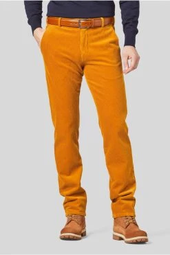 MEYER Exclusive Pantalone Terracotta Meyer In Velluto A Coste Luxury Modern Fit -Meyer Shop 0 e2b38f15 1200