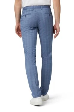 DIGEL MOVE Pantalone Blu Chiaro A Quadri Digel Extra Slim Fit -Meyer Shop 0 e43c031a 1280