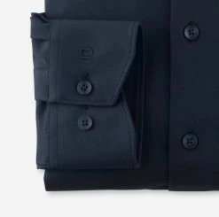 OLYMP Luxor Camicia Blu Olymp Dynamic Flex Modern Fit