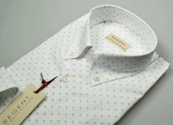 Regent By Pancaldi Camicia Pancaldi Collo Button Down Regular Fit Cotone Stretch -Meyer Shop 0 e8b910ad 1600