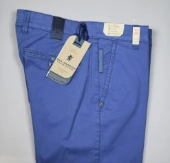 Pantalone Blu Marine Sea Barrier Cotone Piquet Stretch Stone Wash -Meyer Shop 0 e9946116 1700