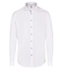 PURE SHIRT Camicia Bianca Extra Slim Fit Pure In Cotone Stretch -Meyer Shop 0 ea8dda2c 1000