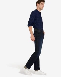 Jeans Wrangler Denim Soft Luxe A Gamba Dritta Tonalità Deep Indigo -Meyer Shop 0 eae1717a 1700
