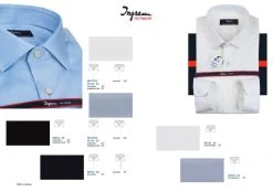 Camicia Ingram Slim Fit Mille Righe Celeste Cotone No Stiro -Meyer Shop 0 eb3b39bd 1108