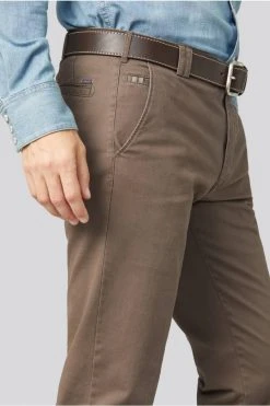 Pantalone Tortora Meyer In Cotone Stretch Regular Fit -Meyer Shop 0 ee8e2fad 1200