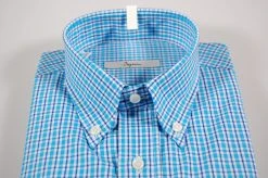 Camicia Ingram A Quadri Azzurro Button Down -Meyer Shop 0 f17b9532 1600