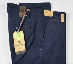 Pantalone Sea Barrier Blu In Cotone Raso Stretch Modern Fit -Meyer Shop 0 f1aa963a 1700