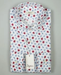 Camicia Ingram Slim Fit In Cotone Stampato -Meyer Shop 0 f46a0ac6 1200