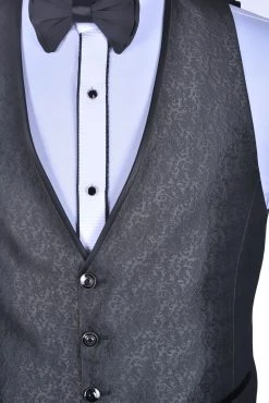 Baggi Men Abito Baggi Nero Damascato Con Petto A Lancia -Meyer Shop 0 f63485e1 1700