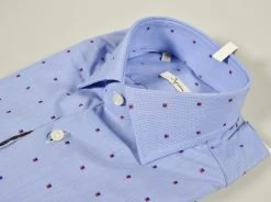 Camicia Azzurra Ingram Slim Fil Coupè -Meyer Shop 0 f71aaec9 1600