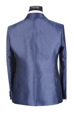 Baggi Men Abito Baggi Blu Damascato Con Petto A Lancia -Meyer Shop 0 faea8aa9 1700