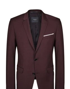 DIGEL Move Extra Slim Fit Abito Slim Fit Digel Bordeaux Misto Lana Bi-stretch -Meyer Shop 0 fec34919 865