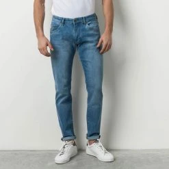 Jeans Mcs Regular Fit Denim Chiaro Stretch