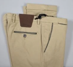 B SETTECENTO Made In Italy Pantalone Bsettecento Slim Fit Cotone Stretch Made In Italy