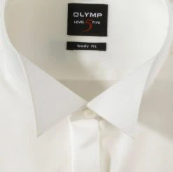 OLYMP Level Five Camicia Olymp Collo Diplomatico Body Fit Con Polso Doppio Per Gemelli