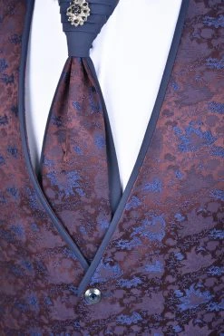 Baggi Men Abito Da Sposo Con Gilet E Cravatta Baggi Slim Fit -Meyer Shop 1004 2fad1b68 1200