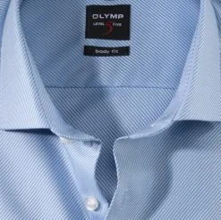Camicia Olymp Level Five In Cotone Twill Facile Stiro Slim Fit -Meyer Shop 1008 038f7446 706