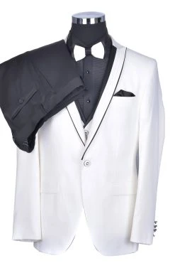 Baggi Men Abito Da Cerimonia Baggi Slim Fit Con Petto A Lancia