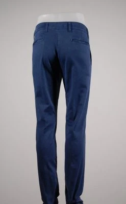 VIAPIANA Made In Italy Pantalone Slim Fit Cotone Stretch Viapiana Micro Fantasia -Meyer Shop 718 0d9da36f 1200