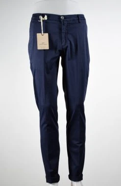 Pantalone In Gabardina Raso Stretch Quota Otto Slim Fit In Quattro Colori -Meyer Shop 718 2a85be96 1200