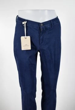 Pantalone Quota Otto Slim Fit Cotone Stretch In Quattro Colori -Meyer Shop 718 3f8f27f7 1200