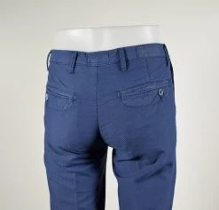Pantalone Slim Fit In Cotone Operato Quota Otto In Quattro Colori -Meyer Shop 718 6b99f41c 1254