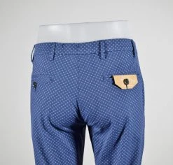 B SETTECENTO Made In Italy Pantalone A Fantasia Cotone Stretch Bsettecento Slim Fit In Tre Colori -Meyer Shop 718 755d6a0d 1256